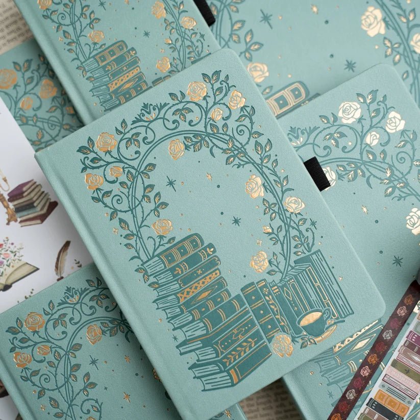 Dotted Notebook - Slim - Books of Beauty - 5 - Archer & Olive - Tidformera