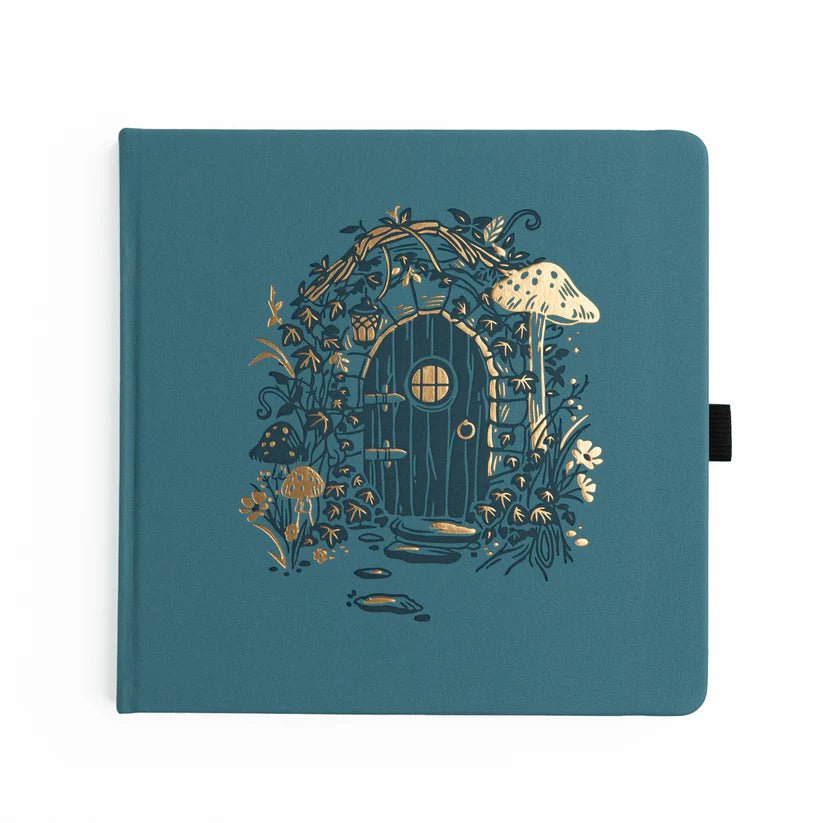 Dotted Notebook SQ - Fairy house - 1 - Archer & Olive - Tidformera