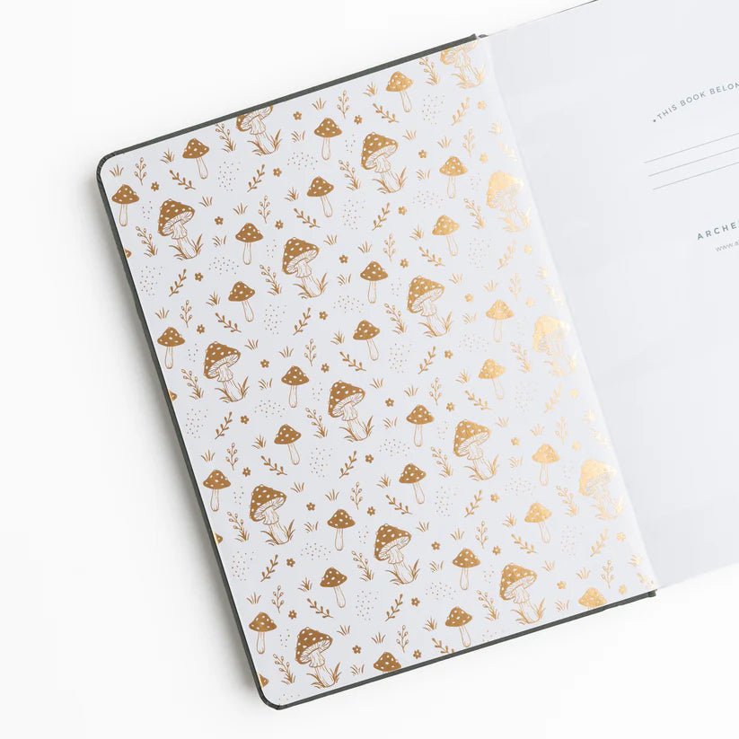 Dotted Notebook SQ - Mushrooms - 3 - Archer & Olive - Tidformera