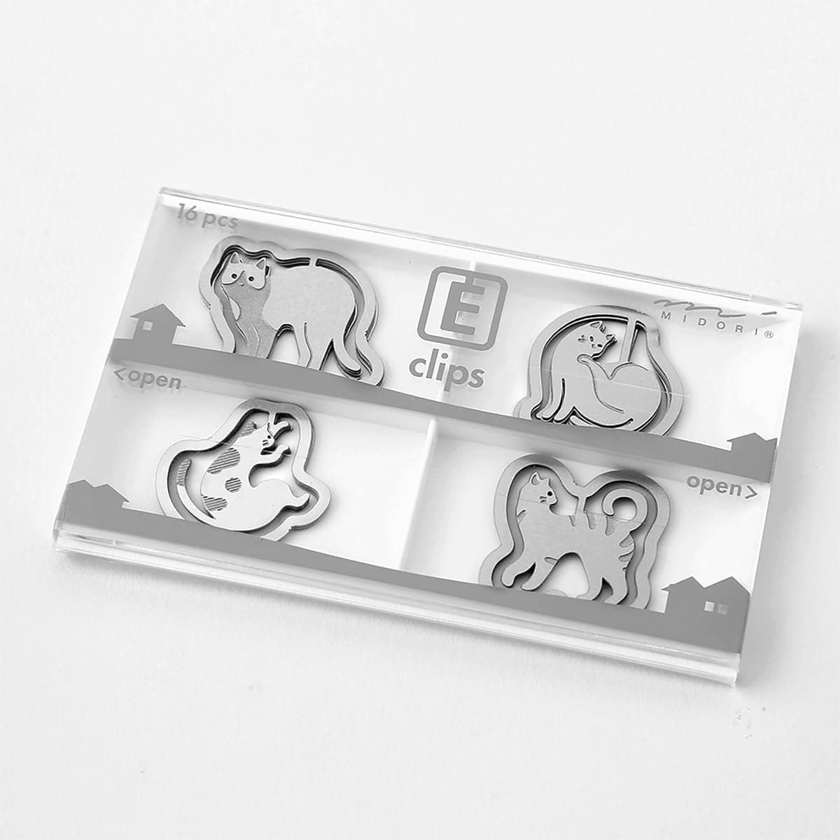 E - clips Gem i metall - Cats - 5 - Midori - Tidformera