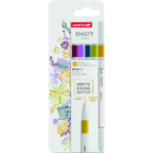 Emott ever fine Fineliner 5 - set - No: 8 Retro color - 1 - Uni Mitsubishi Pencil - Tidformera
