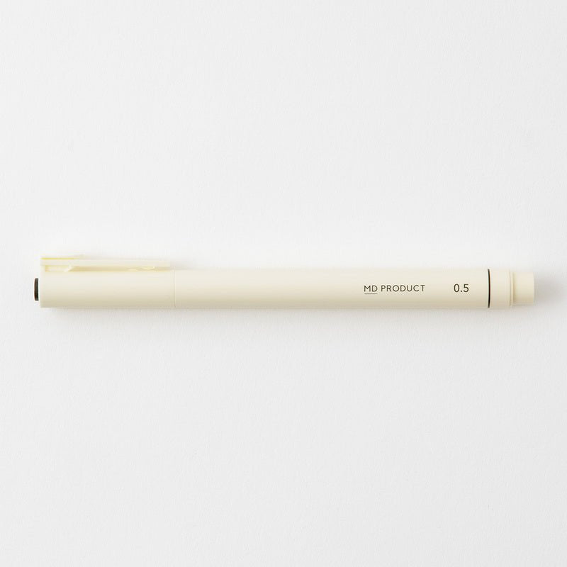 Fineliner MD Drawing Pen Black - 0,5 - 5 - Midori - Tidformera