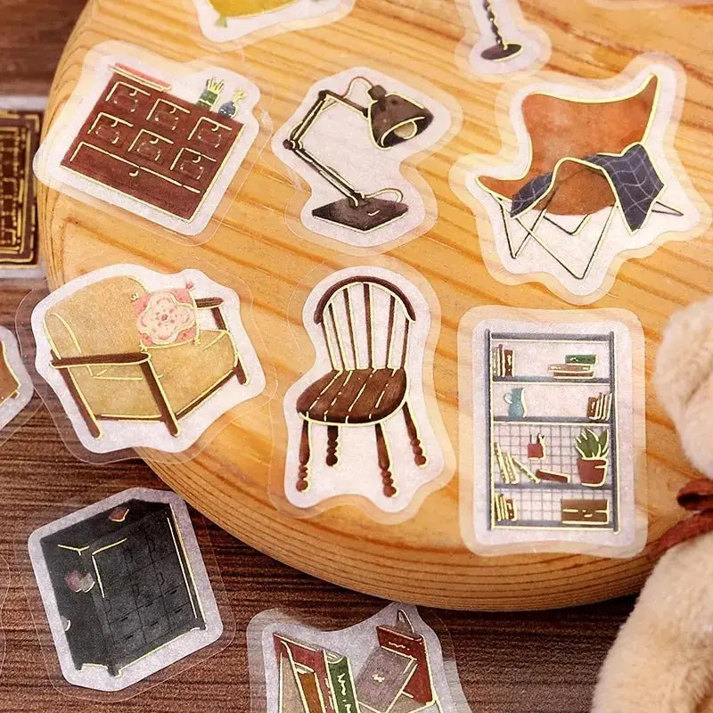 Flake stickers Aozora Flea Market - Furniture Shop - 3 - BGM - Tidformera