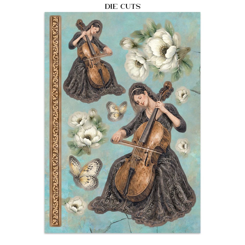 Focus points - Junk Journal - Symphony - 2 - Stamperia - Tidformera