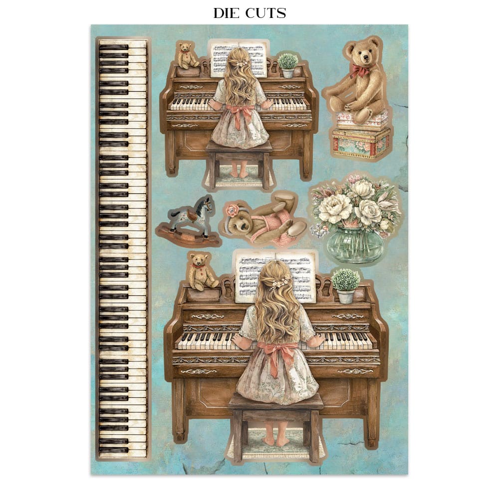 Focus points - Junk Journal - Symphony - 5 - Stamperia - Tidformera