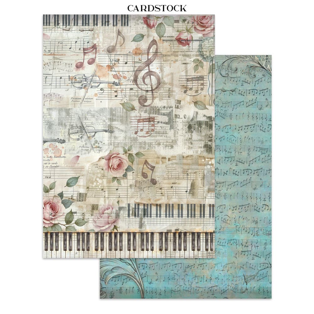 Focus points - Junk Journal - Symphony - 27 - Stamperia - Tidformera