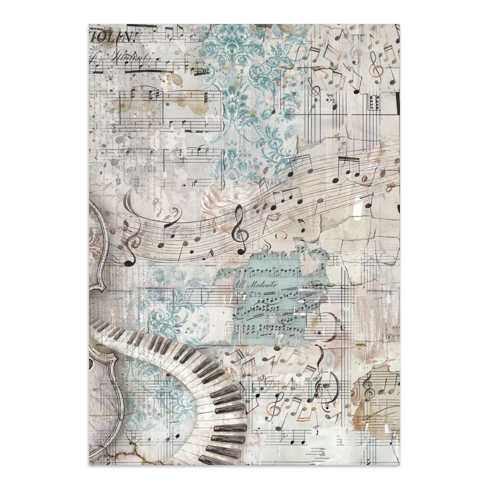 Focus points - Junk Journal - Symphony - 19 - Stamperia - Tidformera