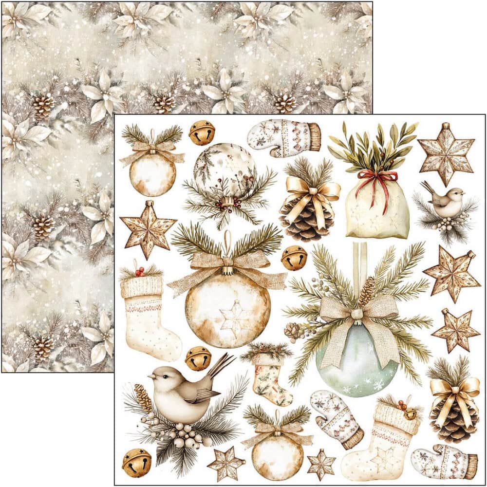 Fussy Cut Pad 24 - pack - Winter season - 8 - Ciao Bella - Tidformera