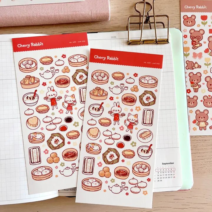 Fyndhörna Washi Stickers no. 032 Yum cha - 1 - Tidformera - Tidformera