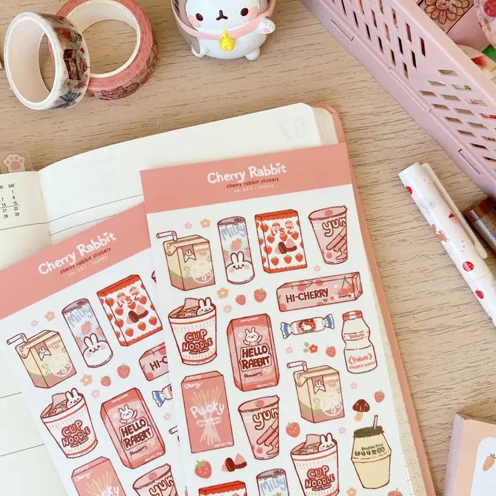 Fyndhörna Washi Stickers no. 041 Snacks - 2 - Tidformera - Tidformera