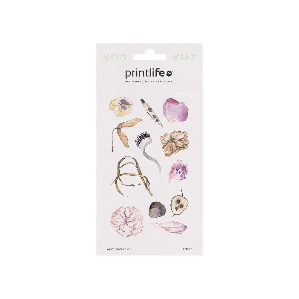 Fyndhörna Washi Stickers Printlife Floral 08 - 1 - Tidformera - Tidformera