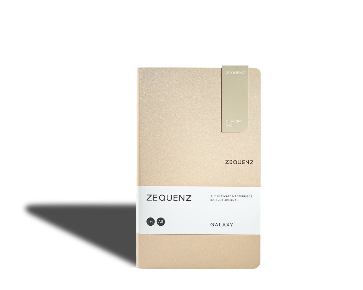Galaxy - Rutad anteckningsbok - A5 Slim - Star Dust - 1 - Zequenz - Tidformera