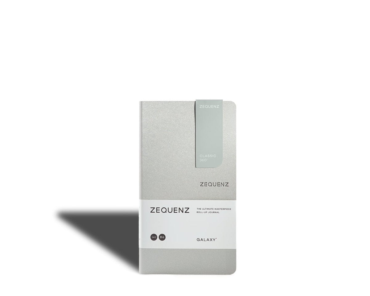 Galaxy - Rutad anteckningsbok - B6 Slim - Silver Star - 1 - Zequenz - Tidformera