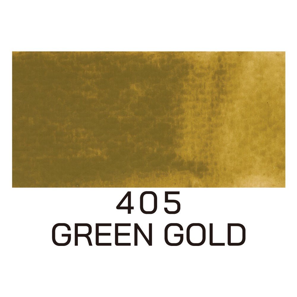 Gansai Tambi Refill - No.405 Green gold - 2 - ZIG Kuretake - Tidformera