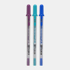Gelly roll Gelpenna 3 - pack - Galaxy från Sakura. Tre pennor med färgerna lila, grön och blå. - Tidformera