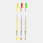 Gelly roll Gelpenna 3 - pack - Happy från Sakura. Tre pennor med avtagna lock. Färgerna på pennorna har intensiva färger i gult, orange och grönt. - Tidformera