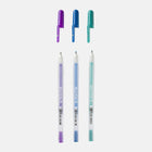 Gelly roll Gelpenna 3 - pack - Oceans från Sakura. Tre pennor där locken är av. Pennorna har färgerna lila, blå och grön. - Tidformera