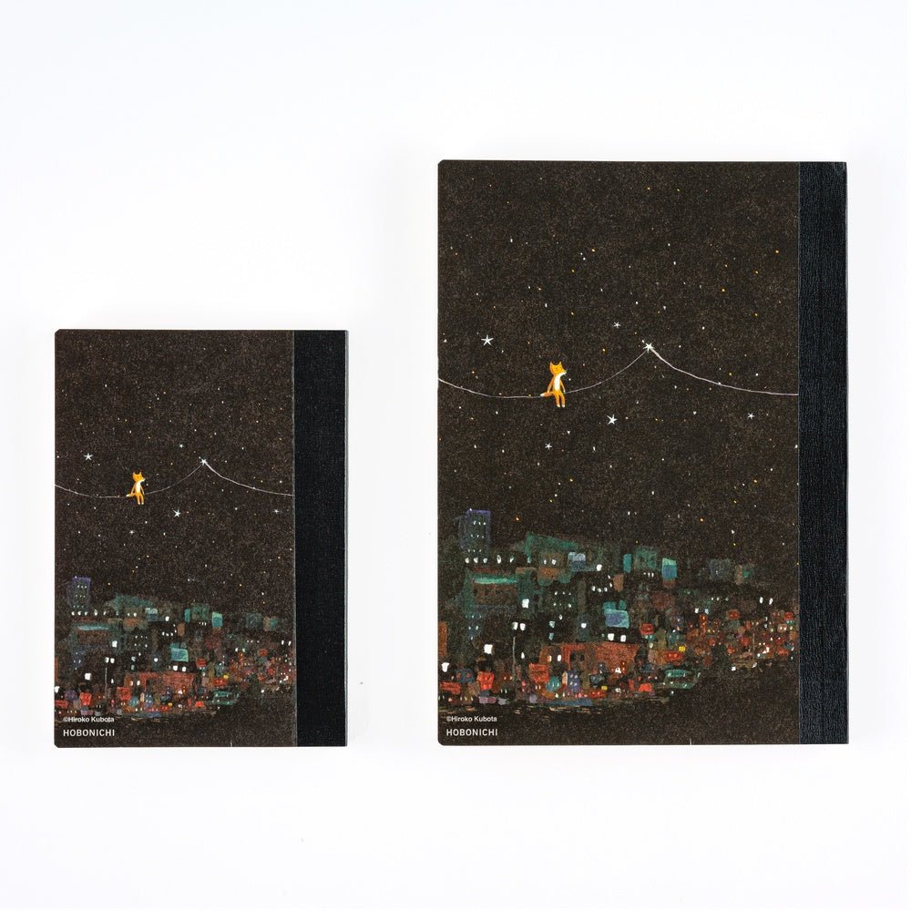 Hiroko Kubota: Hobonichi Graph Notebook (A5) - Another night of falling star sparklers - 2027 - 3 - Hobonichi Techo - Tidformera