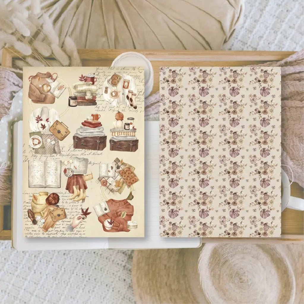 Junk Journal Book - Cozy autumn - 13 - Plan & Plot Studio - Tidformera