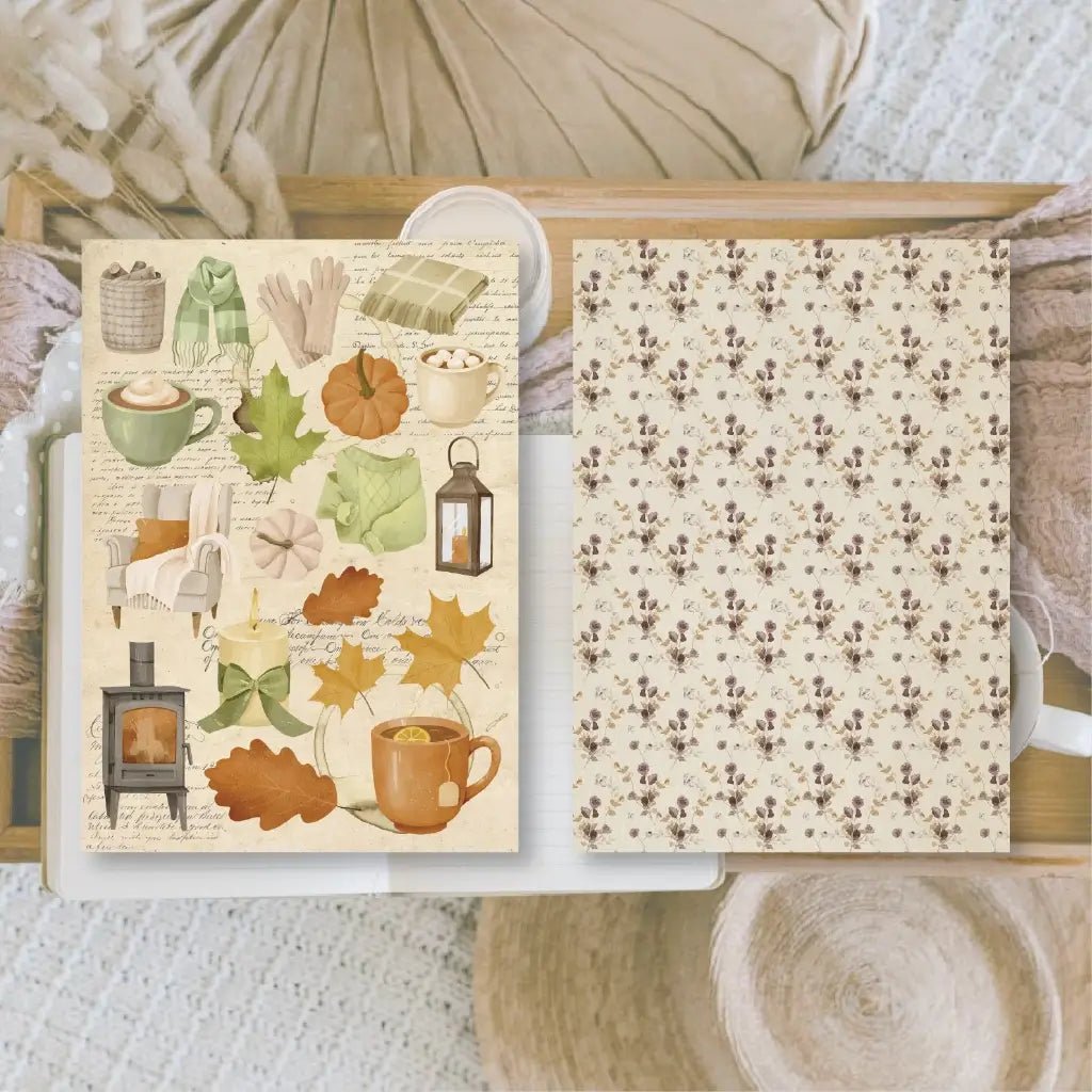 Junk Journal Book - Cozy autumn - 5 - Plan & Plot Studio - Tidformera