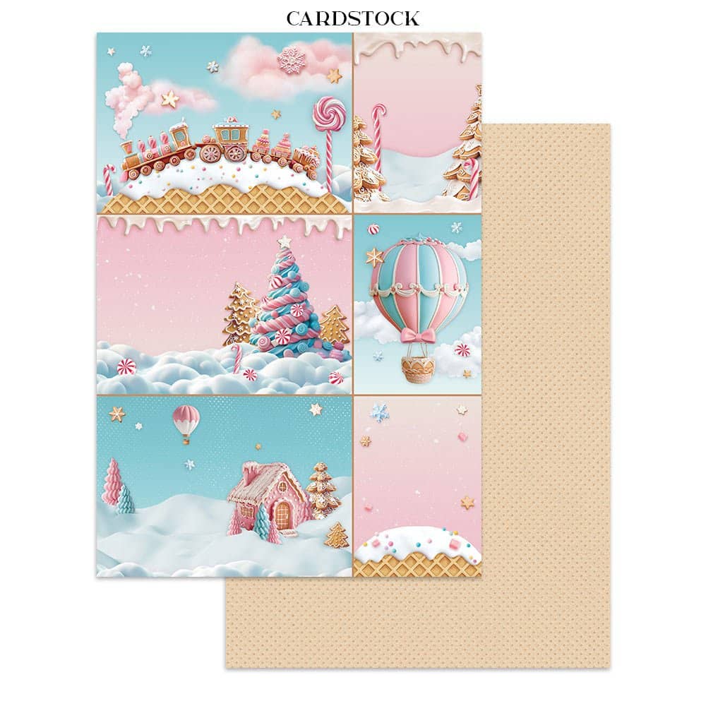 Junk Journal - Candy Christmas - 7 - Stamperia - Tidformera