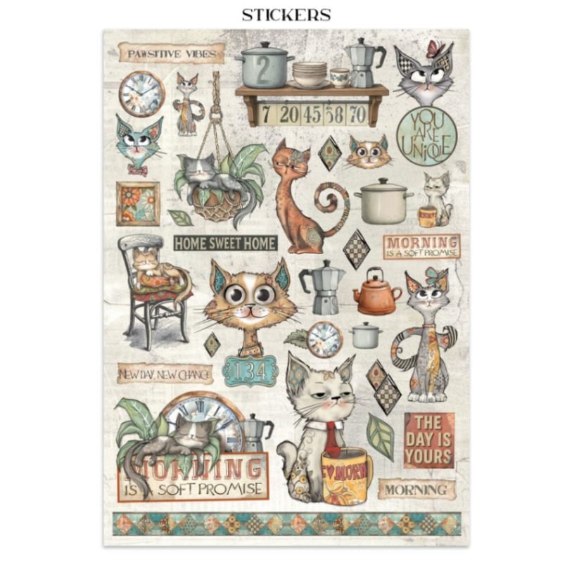 Junk Journal - Furry Friends - 4 - Stamperia - Tidformera