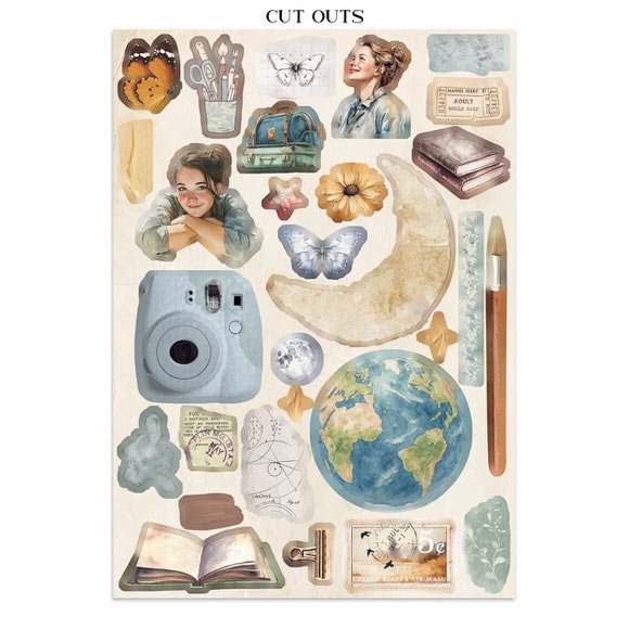 Junk Journal - Secret diary - 11 - Stamperia - Tidformera