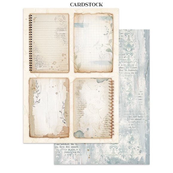 Junk Journal - Secret diary - 32 - Stamperia - Tidformera