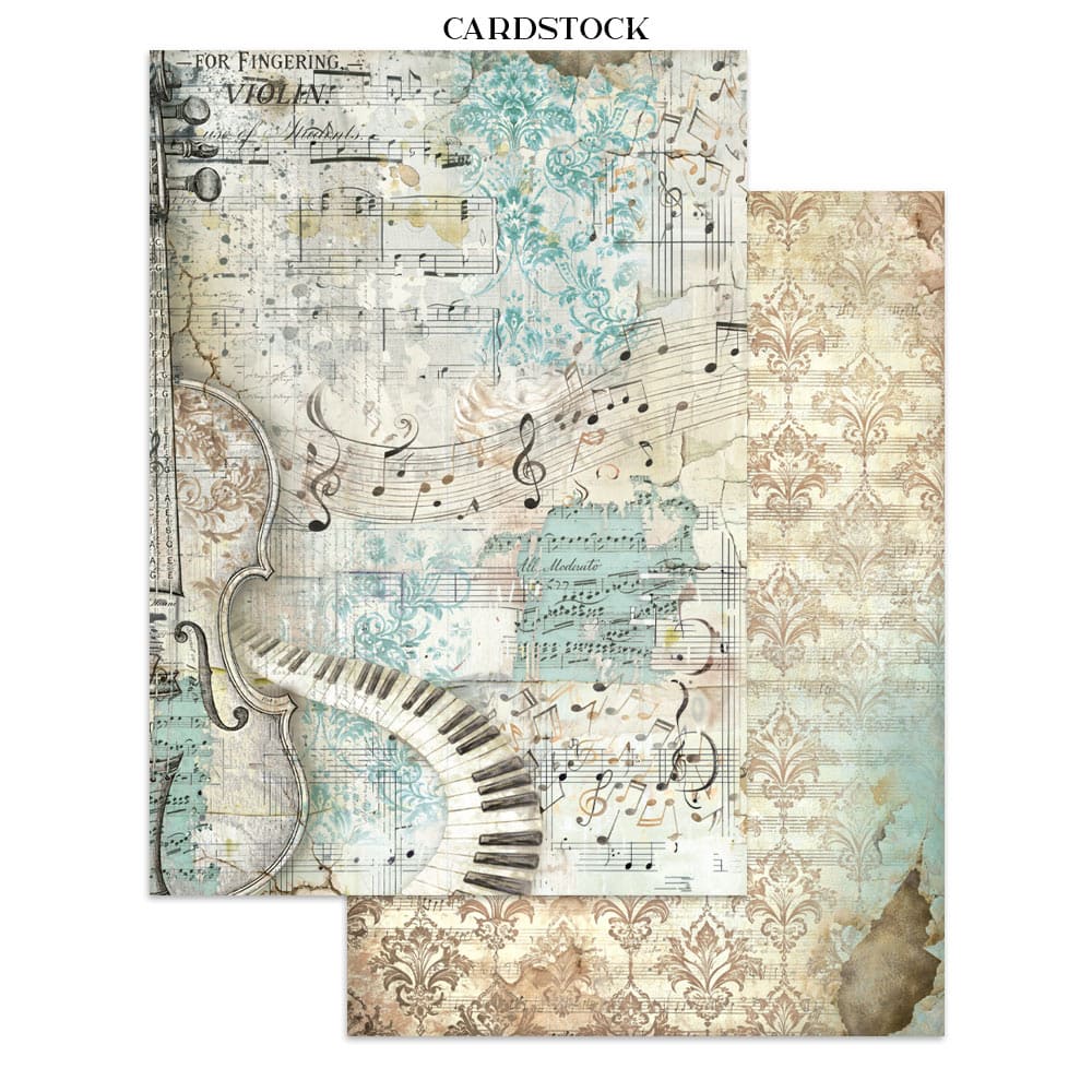 Junk Journal - Symphony - 4 - Stamperia - Tidformera