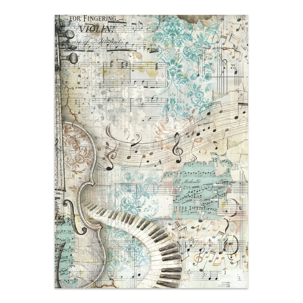 Junk Journal - Symphony - 5 - Stamperia - Tidformera