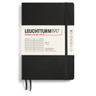 Linjerad skrivbok Lt A5 Mjuk pärm Black från Leuchtturm1917 - Svart anteckningsbok - Tidformera