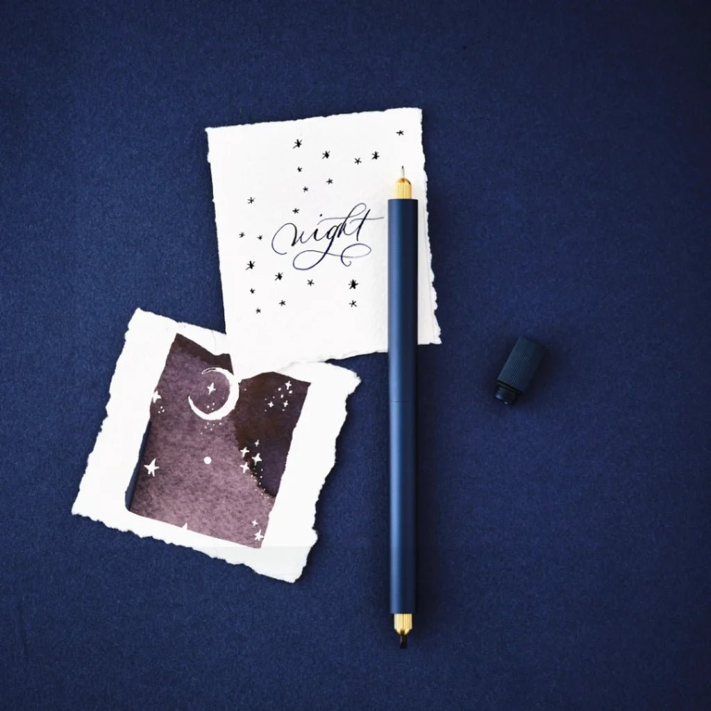 Lumos Pro Refillable Multi - Tip Pen - Duo Tip - Midnight - 4 - Tom's Studio - Tidformera