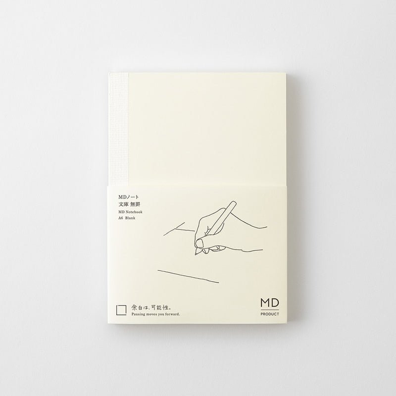 MD Notebook A6 - Olinjerad - 2 - Midori - Tidformera