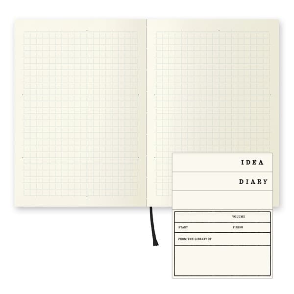 MD Notebook A6 - Rutad - 2 - Midori - Tidformera