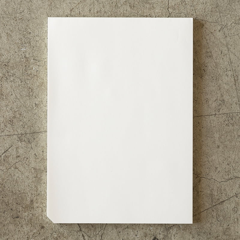 MD Paper Pad A4 Cotton - Blank - 5 - Midori - Tidformera