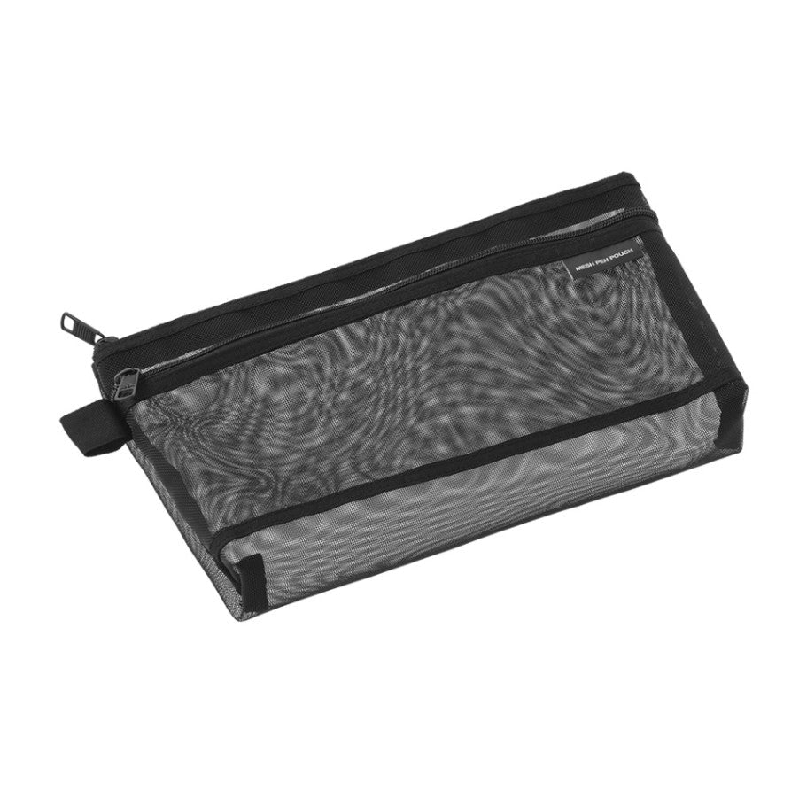Mesh Pen Pouch - Black - 3 - Midori - Tidformera