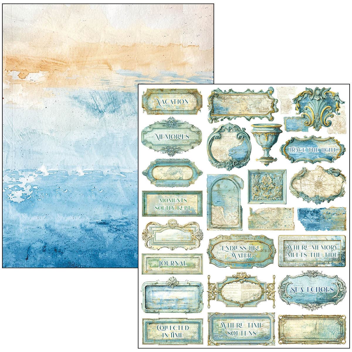 Mixed media book - Edge of the Ocean - 9 - Ciao Bella - Tidformera
