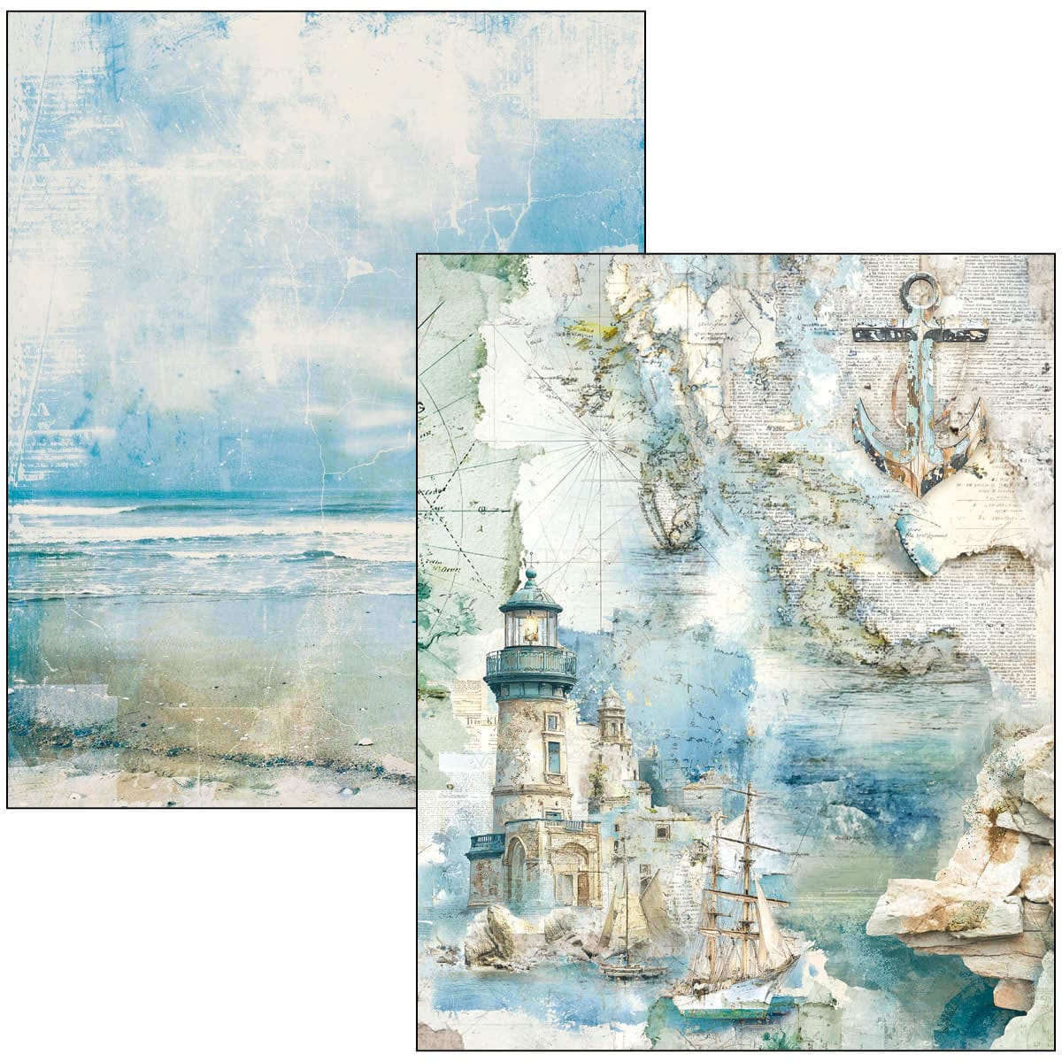 Mixed media book - Edge of the Ocean - 6 - Ciao Bella - Tidformera