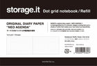 Notebook Storage.it A6 Desk Dotted - Refill - 1 - Mark's Inc - Tidformera