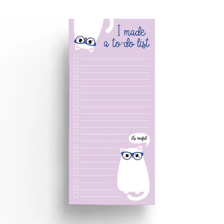 Notepad To Do List - Grumpy Cat I made a to-do list - 1 - Studio Inktvis B.V - Tidformera
