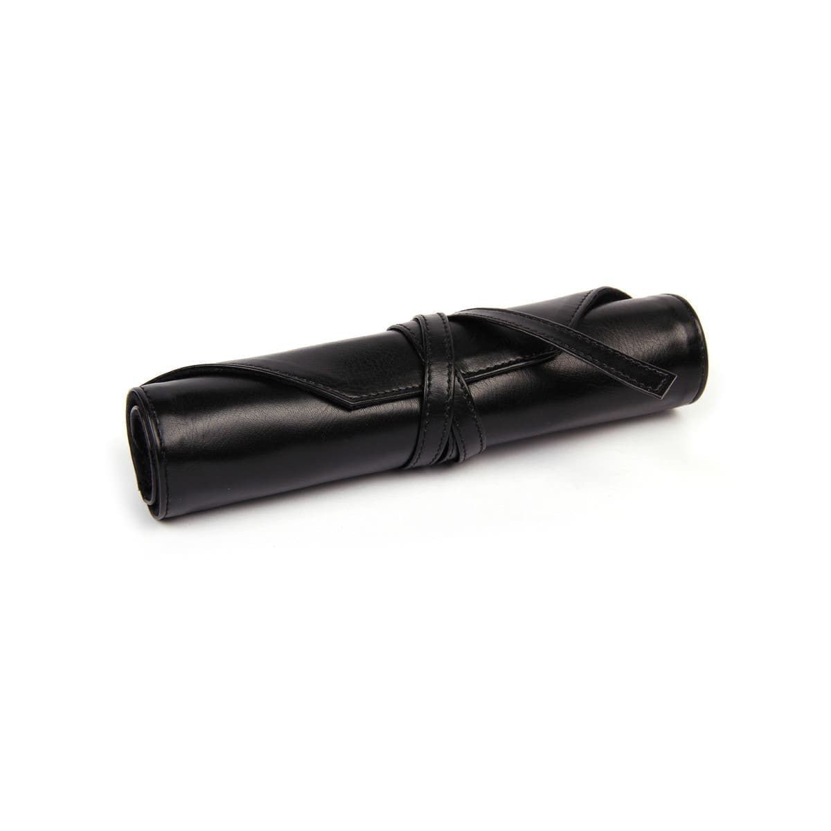 Pennfodral Pen sleeve roll från Rhodia - Svart pennfodral som är ihoprullad. - Tidformera