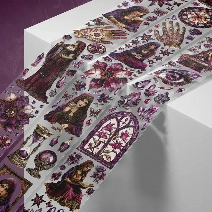 Pet tape Fortune Teller 2 - 60 mm - 1 - Scrapbook Resource Co - Tidformera