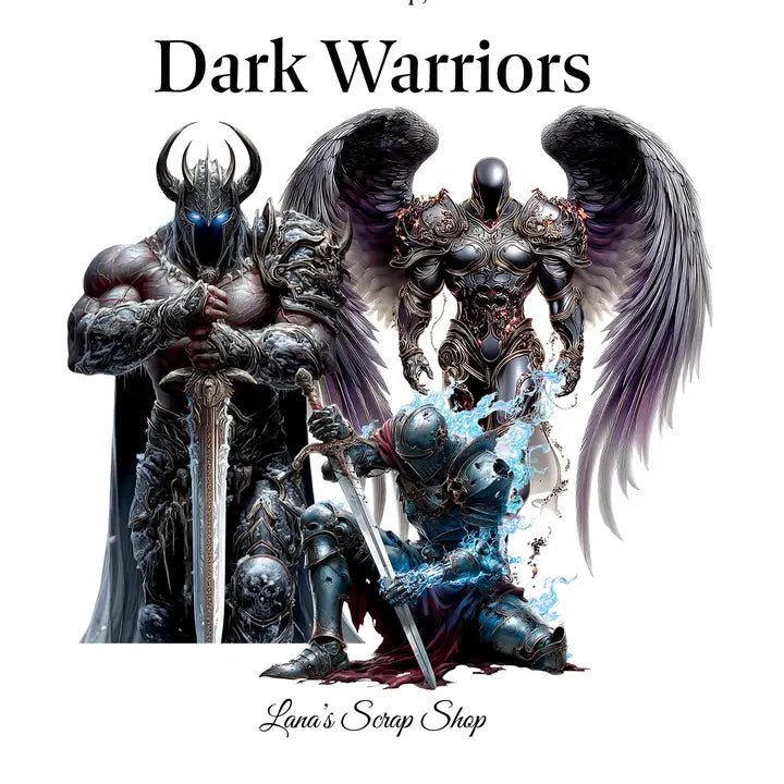 Pet Tape - Lana - 70 mm - Dark Warriors - 2 - Lana's Scrap Shop - Tidformera