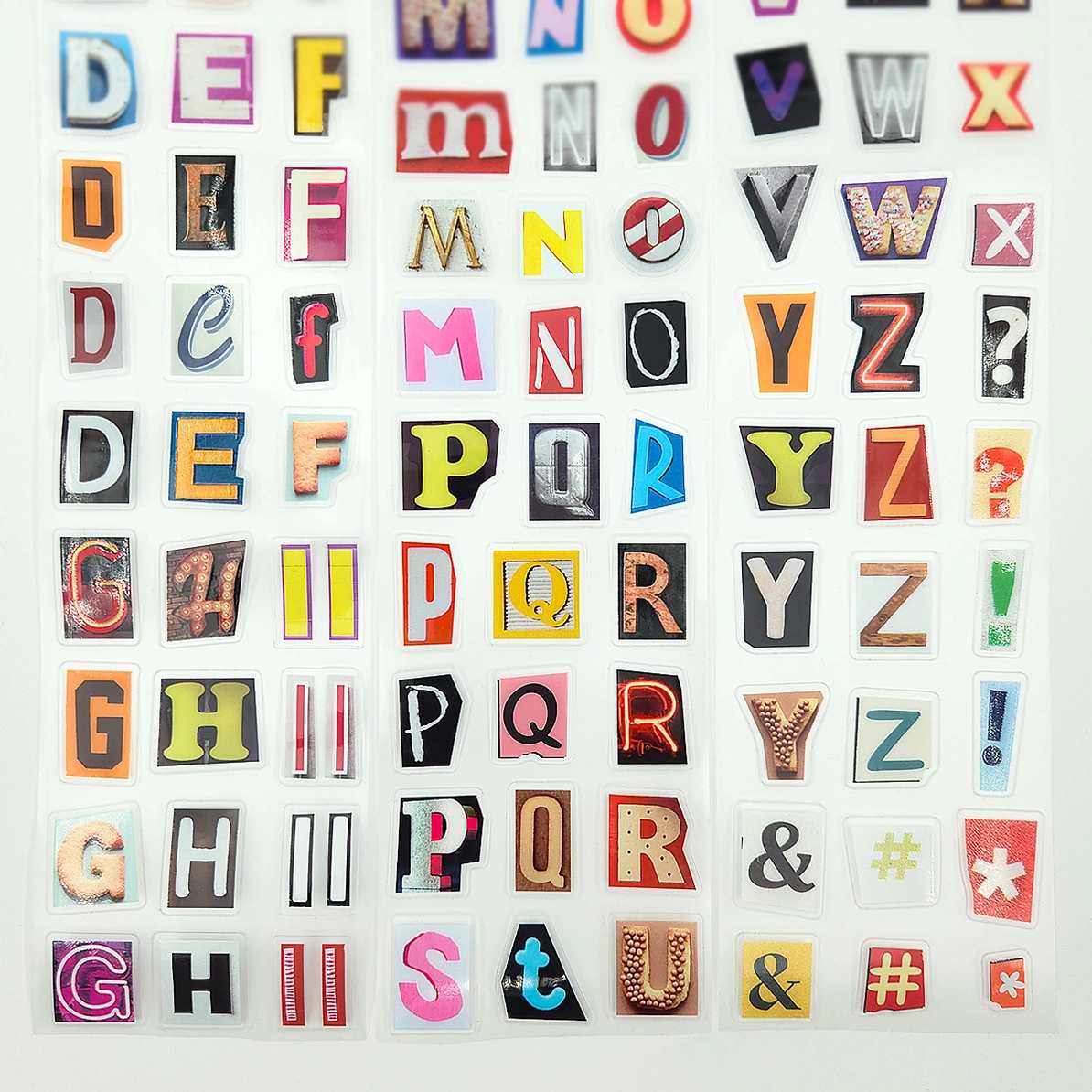 Pet Tape Pre-cut - Mic - 70 mm - Alphabet Soup - 6 - MIC & MIM Premium Paper Shop - Tidformera