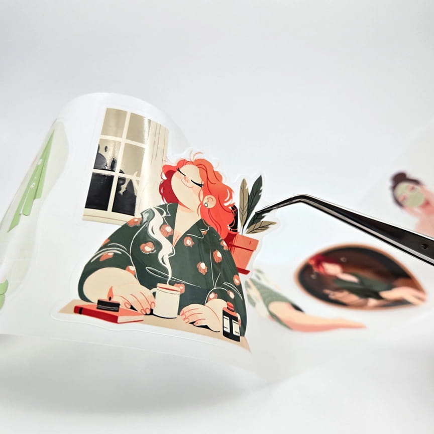 Pet Tape Pre - cut - MIC - Peaceful Pause 70 mm - 1 - MIC & MIM Premium Paper Shop - Tidformera