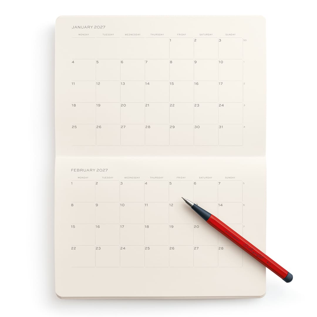 Planner Booklet 2027 - Monthly - B5 - 2 - Leuchtturm1917 - Tidformera