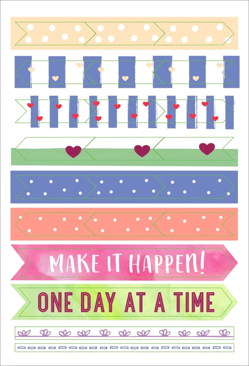 Planner stickers Kalenderstickers - She believed she could - 6 - Peter Pauper Press - Tidformera