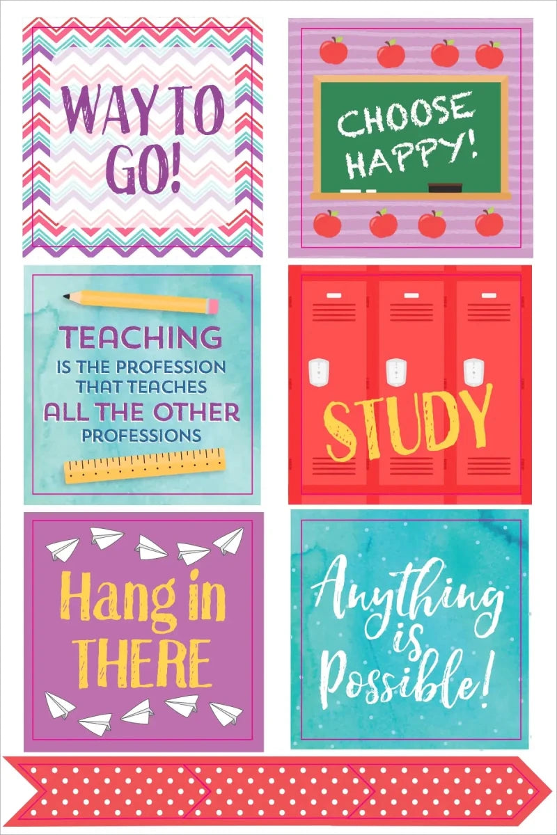 Planner stickers Kalenderstickers - Teacher - 5 - Peter Pauper Press - Tidformera