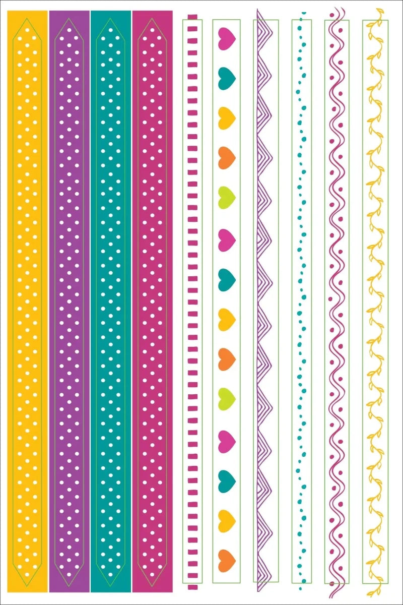 Planner stickers Kalenderstickers - Wake up. Kick ass, repeat - 8 - Peter Pauper Press - Tidformera