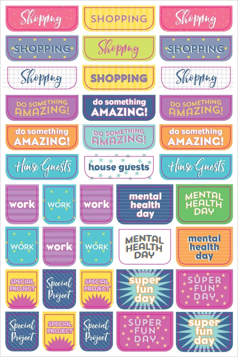 Planner stickers Kalenderstickers - Weekly planner - 10 - Peter Pauper Press - Tidformera